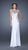 GiGi - Delicate High-Neck Illusion Sheath Gown with Cap Sleeves 19942 In White