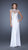 GiGi - Delicate High-Neck Illusion Sheath Gown with Cap Sleeves 19942 In White