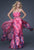 GiGi - Floral Print Chiffon Prom Dress 16231 In Pink