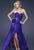 GiGi - Purple Prom Gown with Embellished Waist 16418 In Purple