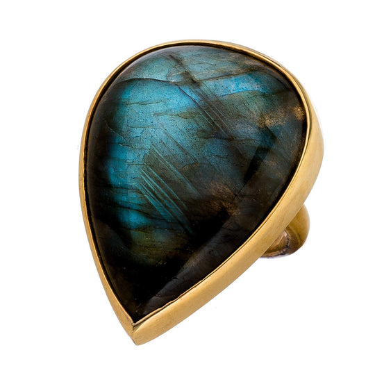 Good Girls Revolt Ring - 14K Yellow Gold Vermeil