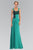 Lace Embellished Sweetheart Chiffon Dress GL1004