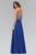 Bejeweled Ruched Sweetheart Chiffon Dress GL1010
