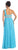 One Shoulder Bejeweled Empire Long Dress GL1015