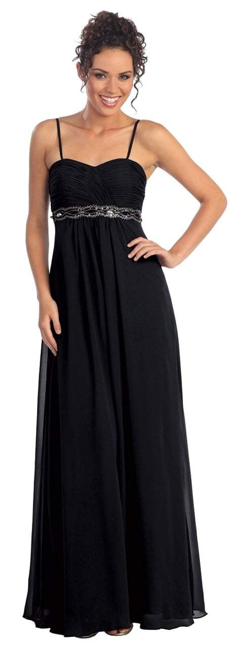 Jewel Embellished Sweetheart A-line Dress GL1016