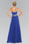 Jeweled Ruched Sweetheart Chiffon Dress GL1030