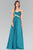 Jeweled Ruched Sweetheart Chiffon Dress GL1030