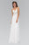 Bejeweled Ruched Sweetheart Chiffon Dress GL1031