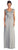 Beaded Cap Sleeve V-neck A-line Dress GL1048
