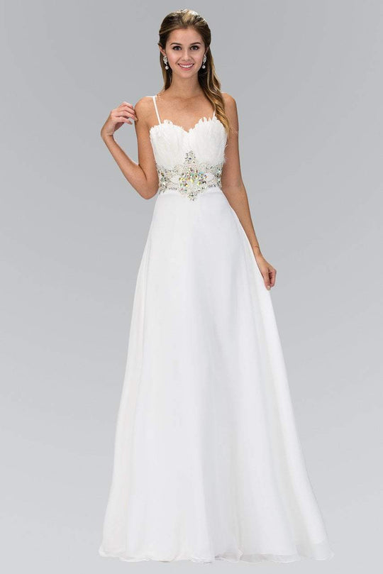 Sleeveless Embellished Long Dress GL1071