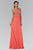 Jeweled Ruched Sweetheart Chiffon Dress GL1082