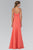 Jeweled Ruched Sweetheart Chiffon Dress GL1082