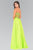 Embellished Sweetheart Chiffon A-line Dress GL1085