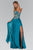 Embellished Sweetheart Chiffon A-line Dress GL1085
