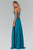 Embellished Sweetheart Chiffon A-line Dress GL1085