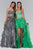 Bedazzled Sweetheart Organza High-Low Dress GL1098