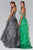 Bedazzled Sweetheart Organza High-Low Dress GL1098