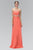 Pleated Sweetheart Bead Embellished Dress GL1123