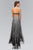 Strapless Embellished Hi Lo Dress GL1127
