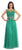 Bateau Illusion Bejeweled Chiffon Gown GL1131