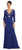 Quarter Length Sleeve Jeweled V-Neck Dress GL1133