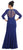 Quarter Length Sleeve Jeweled V-Neck Dress GL1133