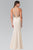 Gilded Illusion Lattice Sheath Gown GL1303