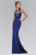 Keyhole Illusion Sheath Gown GL1315