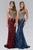 Embellished Illusion Bateau Neck Gown GL1319