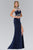 Bejeweled Illusion High Neck Gown GL1327