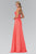 Pleated Illusion Scoop Neck Floral Laced Dress GL1332
