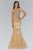 Embellished High Neck Mermaid Gown GL1365