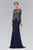 Laced Bateau Neck Long Sleeve Dress GL1368