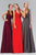 Laced and Ruched V-Neck Chiffon Dress GL1376