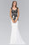 Laced Sweetheart Jersey Gown GL1379