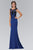 Embellished Scoop Neck Jersey Gown GL1380