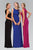 Bateau Draped Jersey Gown GL1395