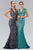 Embellished Jewel Neck Gown GL1420