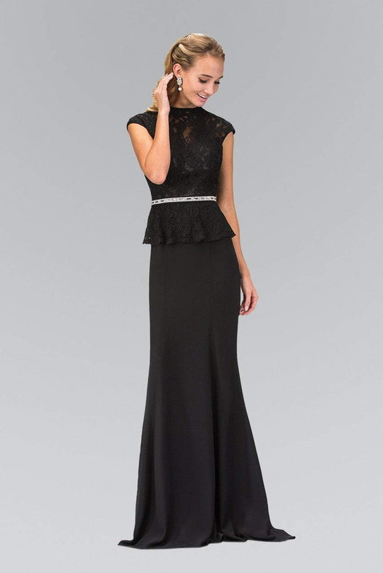 Laced High Neck Gown GL1421