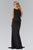 Laced Bateau Neck Gown GL1422