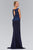 Laced Bateau Neck Gown GL1422