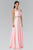 Sleeveless Beaded Lace Long Dress GL1460