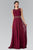 Sleeveless Beaded Lace Long Dress GL1460
