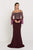 GL1500 Two Piece Sheer Dress with Bell Sleeves