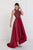 GL1501 Jewel Embellished Mikado High Low Dress