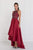 GL1501 Jewel Embellished Mikado High Low Dress