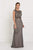 GL1503 Sheer Lace Embellished Evening Gown