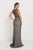 GL1503 Sheer Lace Embellished Evening Gown