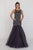 GL1510 Sleeveless Fitted Tulle Trumpet Gown