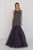 GL1510 Sleeveless Fitted Tulle Trumpet Gown